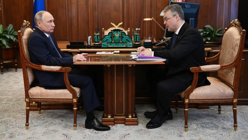 Путин проведет встречу с губернатором Ставропольского края