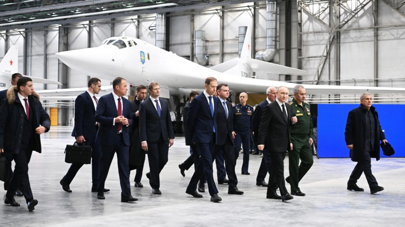 Путин приехал на Казанский авиационный завод имени Горбунова