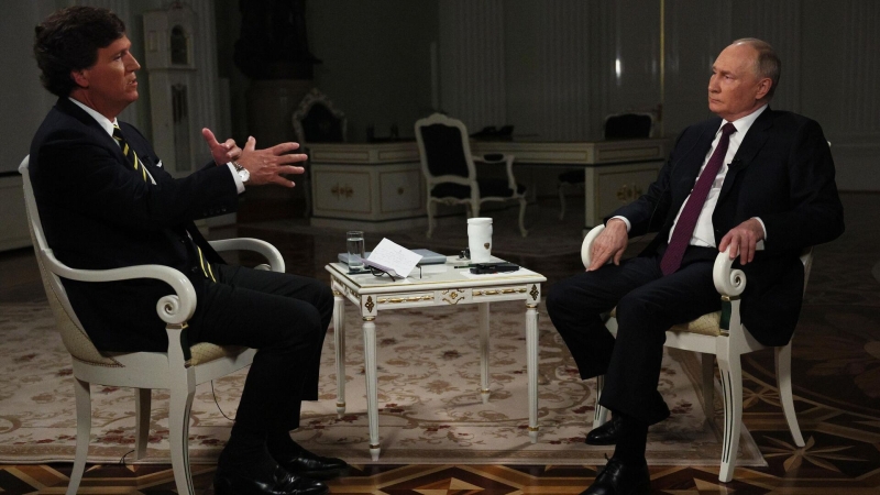 В Кремле отказались раскрывать, как готовилось интервью Путина Карлсону