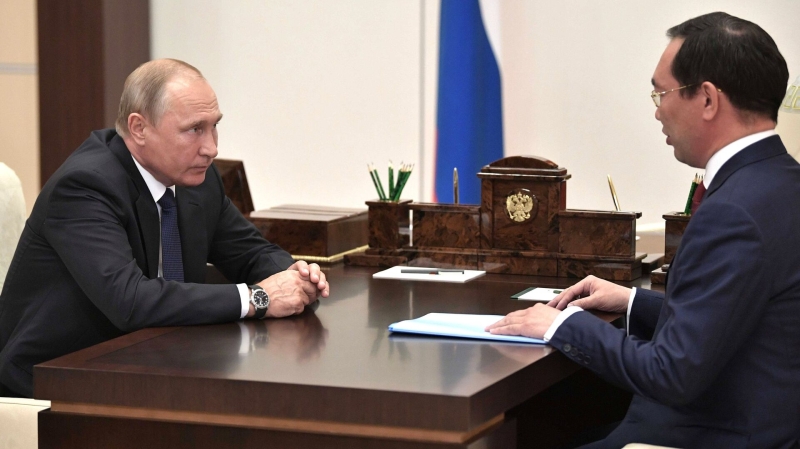Путин проведет встречу с главой Якутии