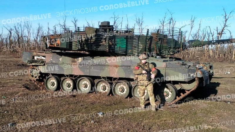 "Легко уничтожают". Назван главный враг танков Leopard и Abrams на Украине