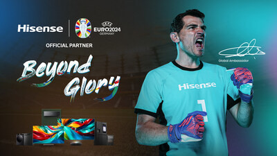 Hisense приветствует легендарного Икера Касильяса в кампании UEFA EURO 2024 BEYOND GLORY