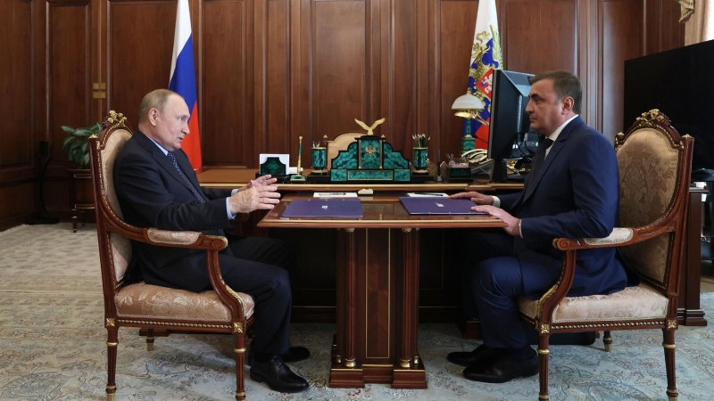 Путин встретится с губернатором Тульской области