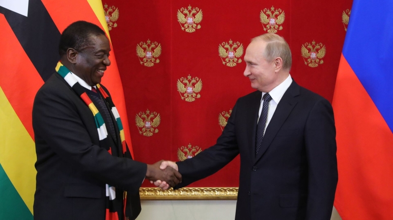 Отношения России и Зимбабве развиваются активно, заявил Путин