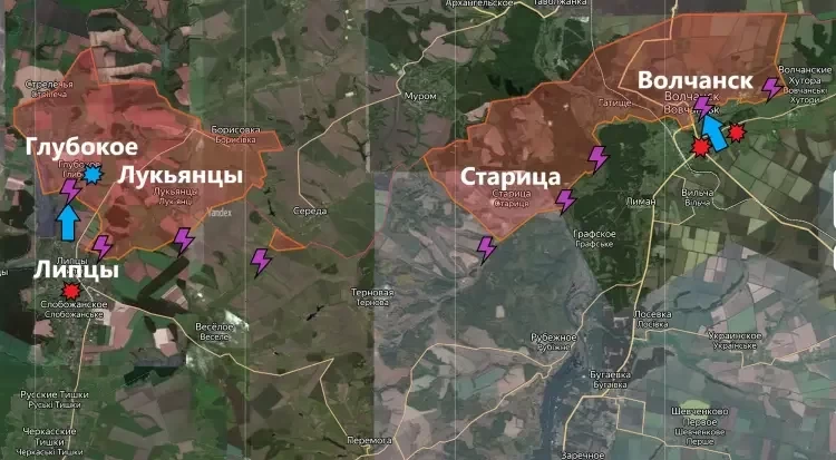 Свежая карта боевых действий на Украине, ВС РФ продвинулись на Угледарском направлении