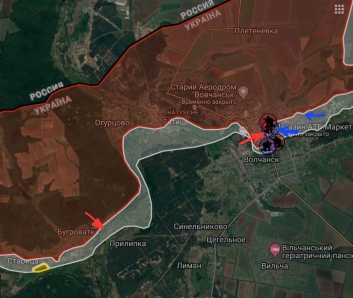 Обновлённая карта боевых действий на Украине по состоянию на 03.07.2024: свежие новости СВО на сегодня