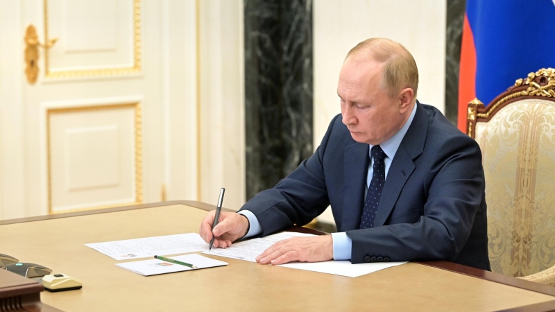 Путин подписал указ о назначениях в руководстве Минюста