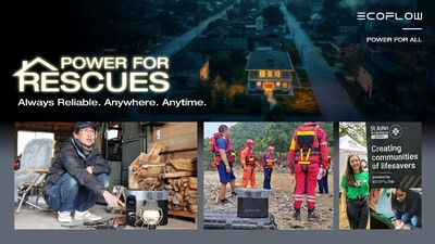 EcoFlow представила Power For Rescues для поддержки спасателей и готовности к бедствиям