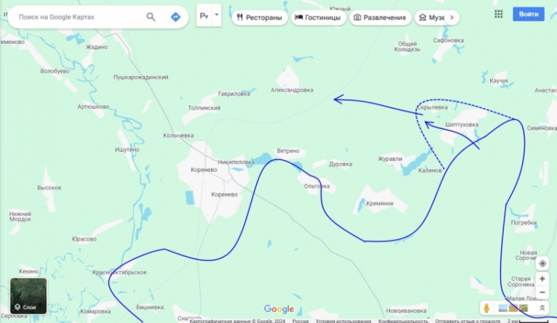 Новая карта боевых действий в Курской области на 22.08.2024: обзор последних событий на сегодня