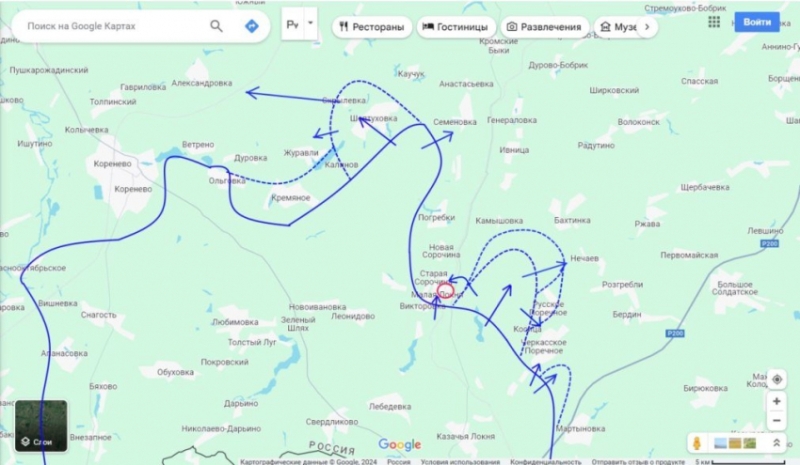 Ситуация в Курской области на 25.08.2024. Карта боевых действий на сегодня: ожесточенные бои не утихают на ряде участков