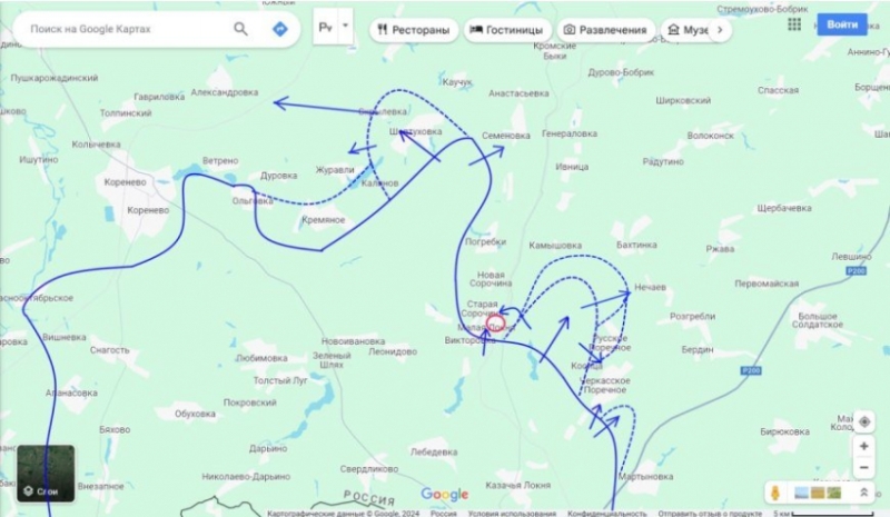 Ситуация в Курской области на 28.08.2024. Карта боевых действий на сегодня