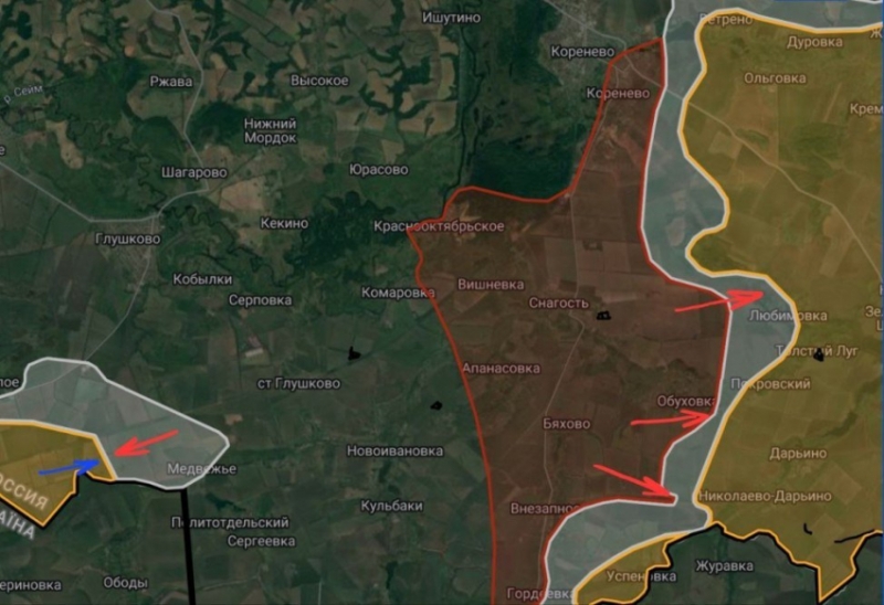 Обновлённая карта боевых действий на Украине по данным на 29.09.2024: обстановка в зоне СВО на сегодня