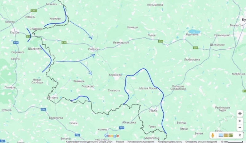 Ситуация в Курской области на 22 сентября 2024 года. Карта боевых действий на сегодня