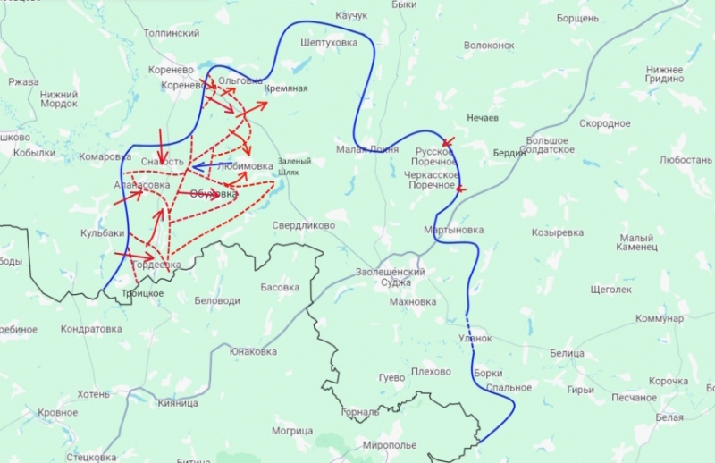 Свежая сводка от Юрия Подоляки на утро 13.09.2024. Раскрыты итоги третьего дня контрнаступления ВС РФ в Курской области. Карта боевых действий