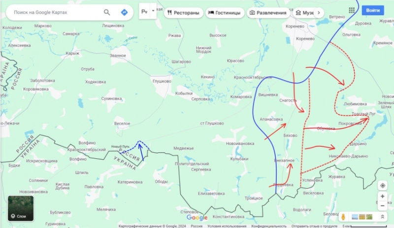 Свежая сводка от Юрия Подоляки на утро 13.09.2024. Раскрыты итоги третьего дня контрнаступления ВС РФ в Курской области. Карта боевых действий