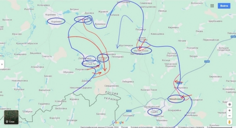 Боевые действия в Курской области активизировались: ВС РФ смогли продвинуться со стороны Коренево