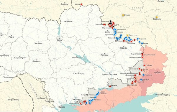 Российские войска занимают новые населённые пункты в ДНР: карта боевых действий на 29 октября