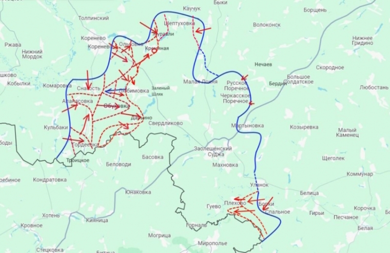 Ситуация в Курской области на 04.10.2024. Карта боевых действий на сегодня