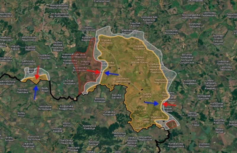 Ситуация в Курской области на 3 октября 2024. Карта боевых действий на сегодня