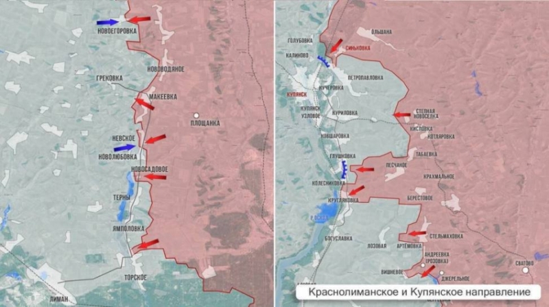 Фронтовая сводка по данным на утро воскресенья, 10 ноября 2024: новая карта боевых действий из зоны СВО