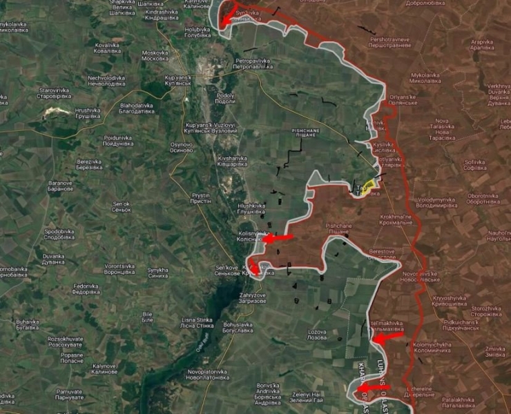 Обновлённая карта боевых действий на Украине по данным на 01.11.2024: обстановка в зоне СВО на сегодня