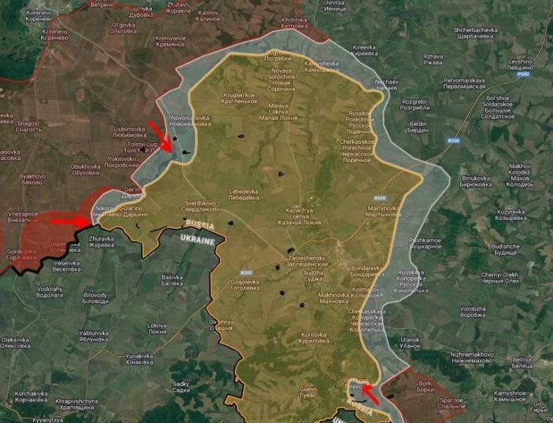 Опубликована новая карта боевых действий в Курской области по состоянию на вторник, 26 ноября 2024