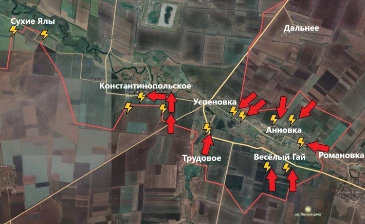 Новая карта боевых действий на Украине: обстановка на фронтах СВО на 11 декабря 2024