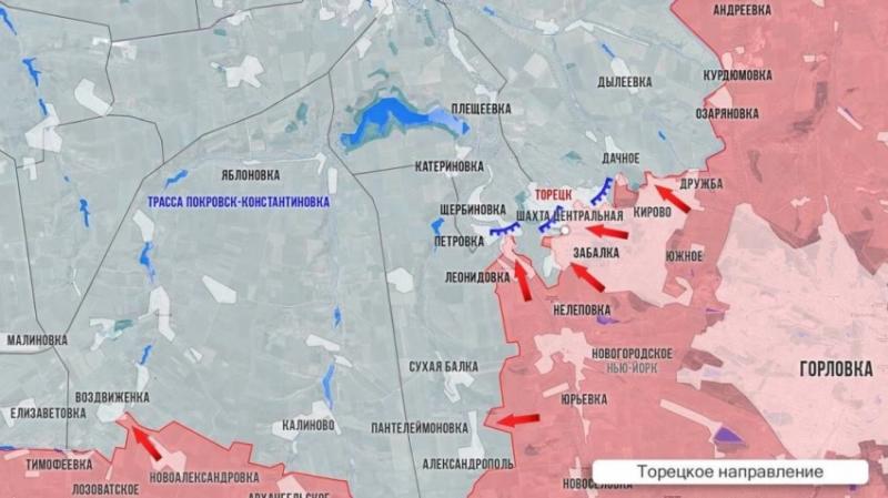 Свежая карта боевых действий на Украине на 22.12.2024. Атаки ВС РФ усиливаются. Обстановка на фронтах СВО на сегодня