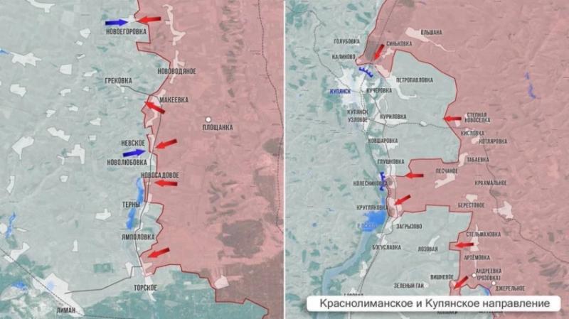 Свежая карта боевых действий на Украине на 22.12.2024. Атаки ВС РФ усиливаются. Обстановка на фронтах СВО на сегодня