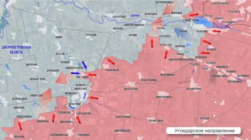 Свежая карта боевых действий на Украине на 28.12.2024. ВС России продолжают наступление. Обстановка на фронтах СВО на сегодня