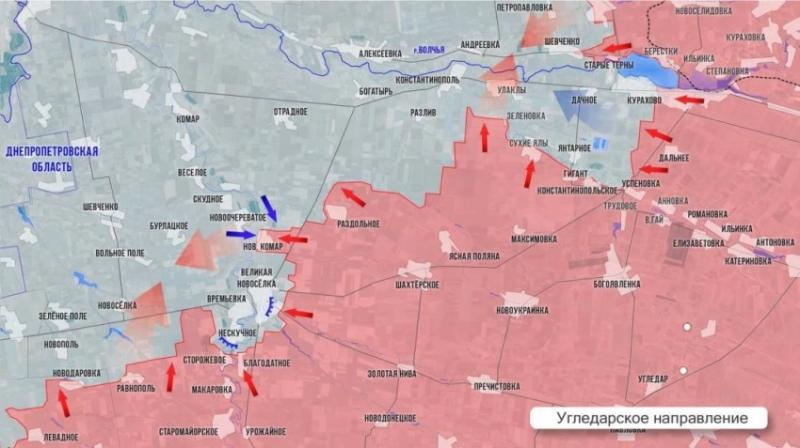 Свежая карта боевых действий на Украине на 30.12.2024. ВС России ведут наступление. Обстановка на фронтах СВО на сегодня