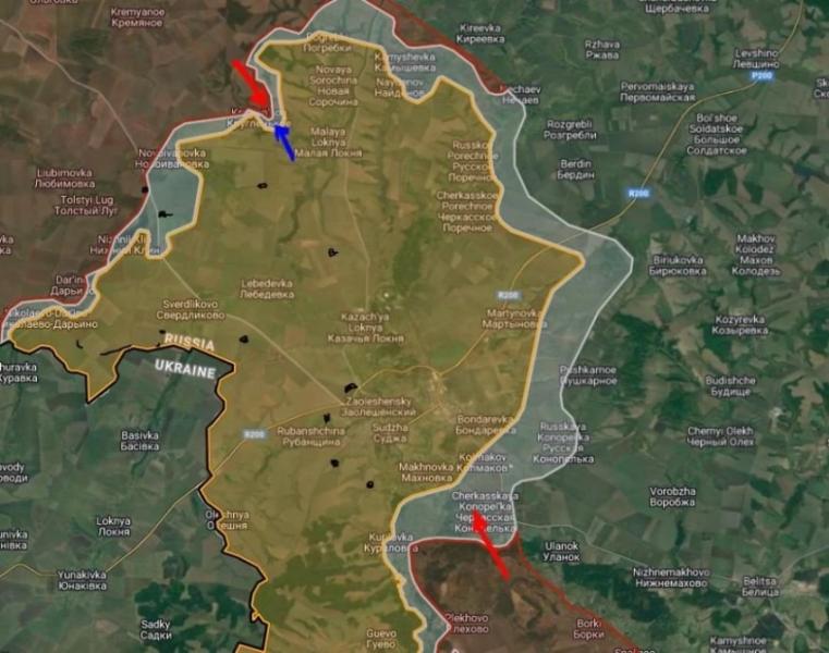 ВС РФ вернули контроль над Черкасской Конопелькой в Курской области: карта боёв на сегодня, 30 декабря 2024