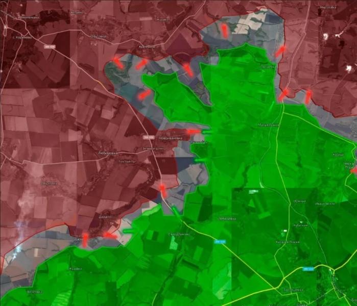 ВСУ удерживают территорию севернее Новоивановки в Курской области: ВС РФ наступают в направлении посёлка Меловой