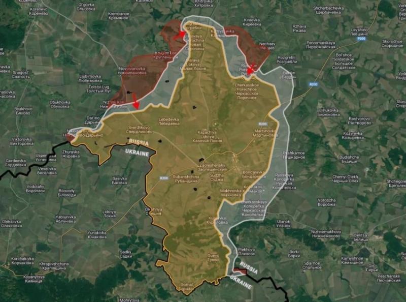 Десантники ВС России ведут бои в районе Свердликово в Курской области: карта боевых действий по состоянию на 30 января 2025 года