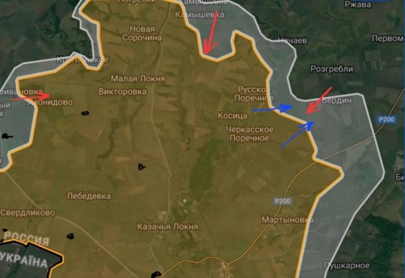 Опубликована новая карта боевых действий в Курской области по состоянию на вторник, 7 января 2025 года