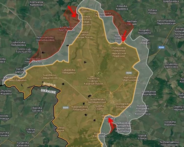 Опубликована свежая карта боевых действий в Курской области по данным на 14:00 мск сегодня, 14.01.2025: обзор главных событий