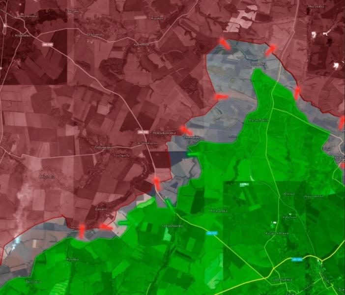 Опубликована свежая карта боевых действий в Курской области по данным на 14:00 мск сегодня, 14.01.2025: обзор главных событий