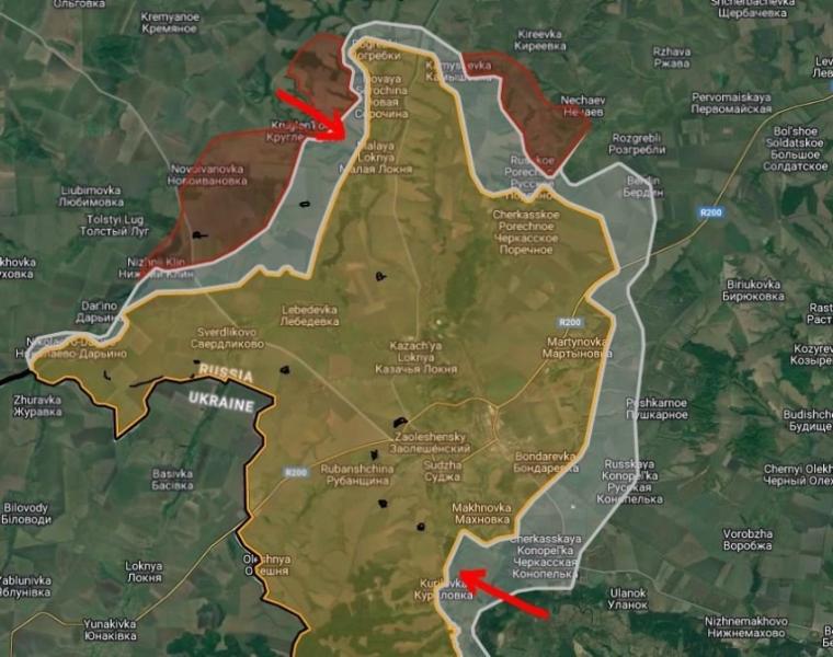 ВС РФ продвигаются в лесополах под Суджей в Курской области: карта боевых действий по состоянию на понедельник, 20 января 2025 года