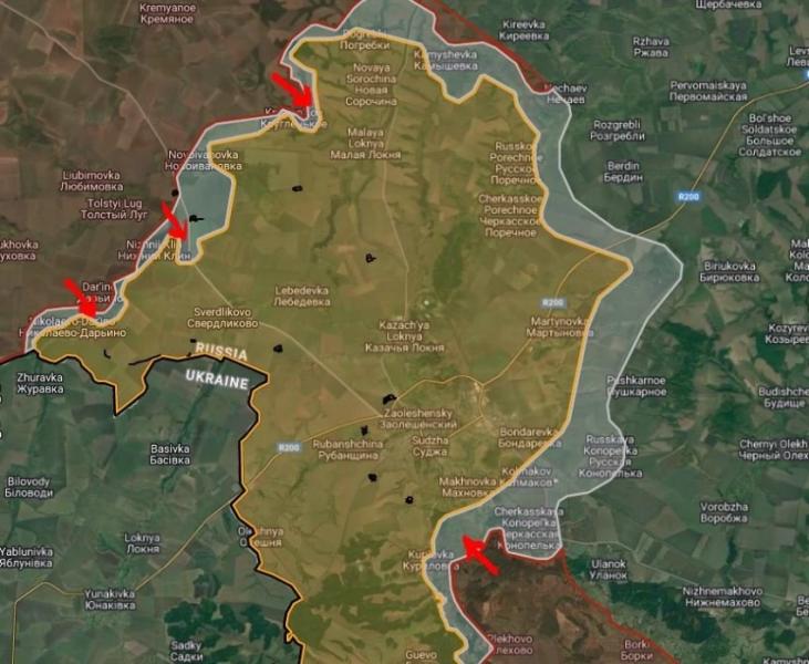 ВС РФ в Курской области штурмуют по линии Дарьино-Новоивановка-Кругленькое: тяжёлые бои не останавливаются