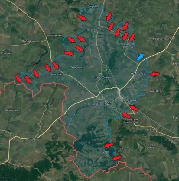 Бои в Курской области идут в Марьевке и Погребках: карта боевых действий по состоянию на 4 февраля 2025 года