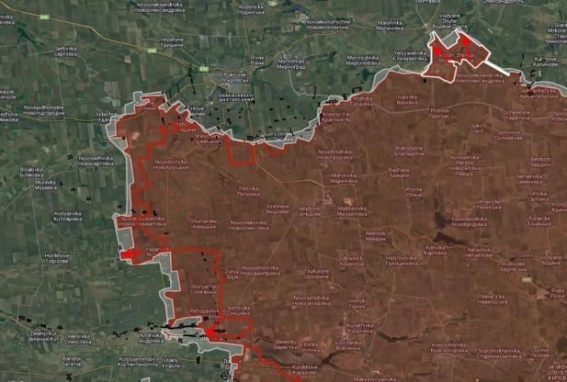 Обновлённая карта боевых действий на Украине по данным на 03.02.2025: обстановка в зоне СВО на сегодня