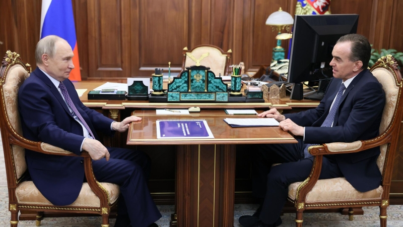 Губернатор Краснодарского края попросил Путина о поддержке на выборах