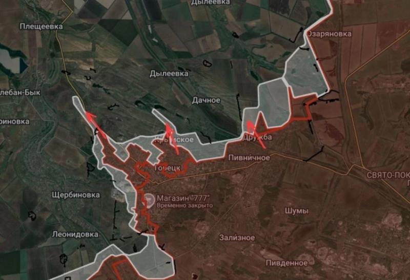 Обновлённая карта боевых действий на Украине по данным на 14:00 мск от 27.04.2025: обстановка в зоне СВО на сегодня