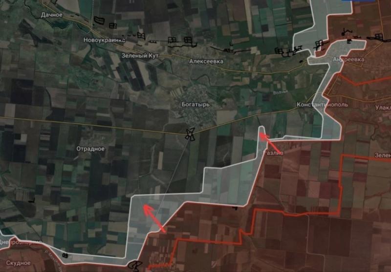 Обновлённая карта боевых действий на Украине по данным на 14:00 мск от 27.04.2025: обстановка в зоне СВО на сегодня