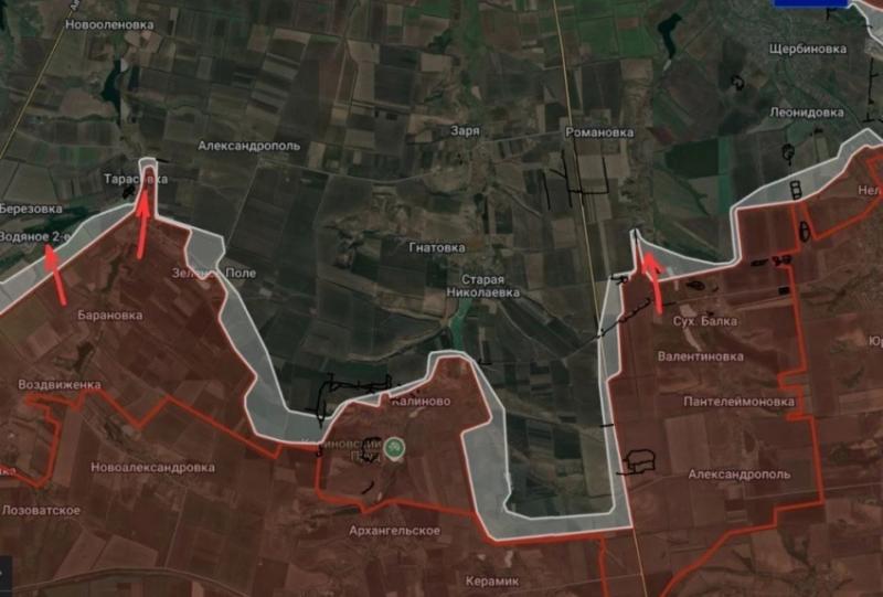 Обновлённая карта боевых действий на Украине по данным на 14:00 мск от 27.04.2025: обстановка в зоне СВО на сегодня