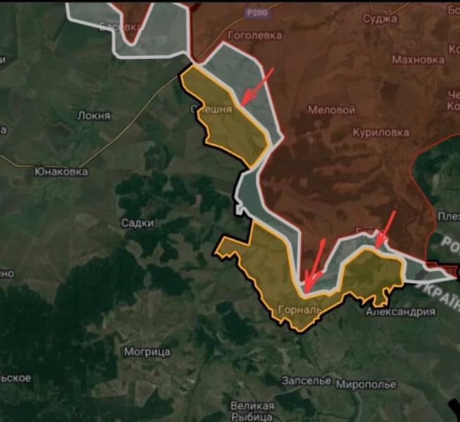 В Курской области ВС РФ давят южнее Гуево: карта боевых действий по состоянию на 22.04.2025