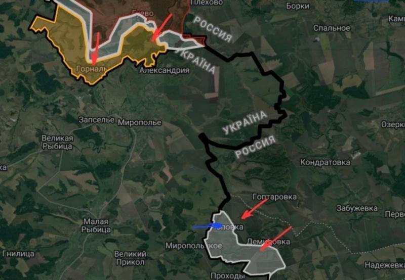 В Курской области ВС РФ имеют успехи в восточной части Олешни: карта боевых действий по состоянию на 26.04.2025