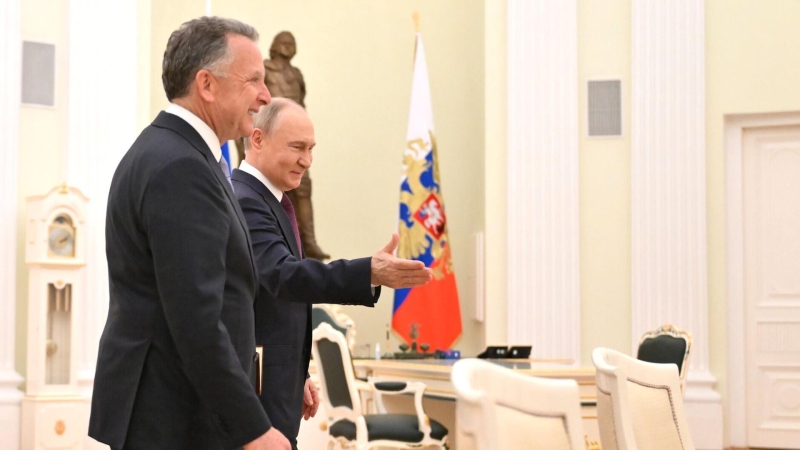 Встреча Путина и Уиткоффа продолжалась три часа