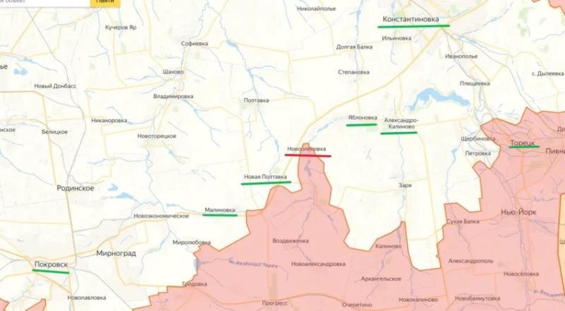 Освободив Новоеленовку, наши войска движутся на север – к Константиновке