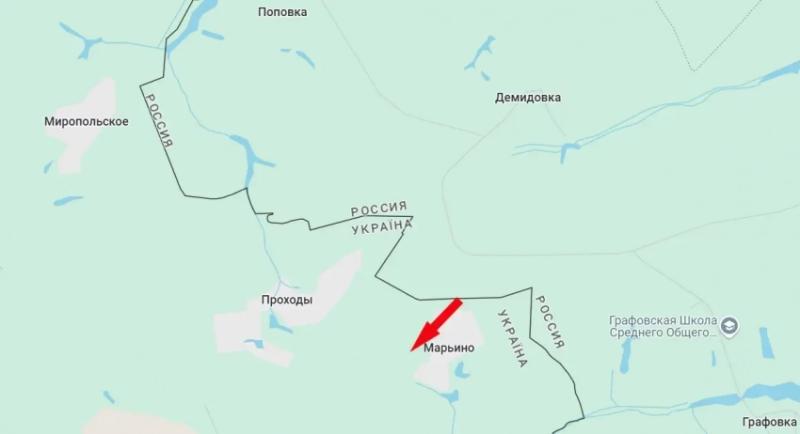 Противник нарушил перемирие у границы с Белгородской областью и поплатился потерей сумского посёлка Марьино